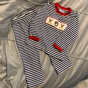 Smocked Boys Baseball outfit. Size 3